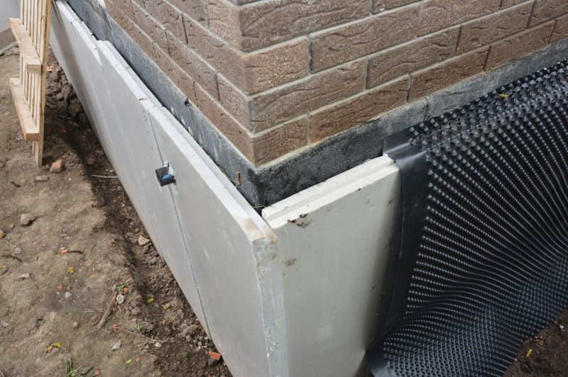 Drain System Along Foundation